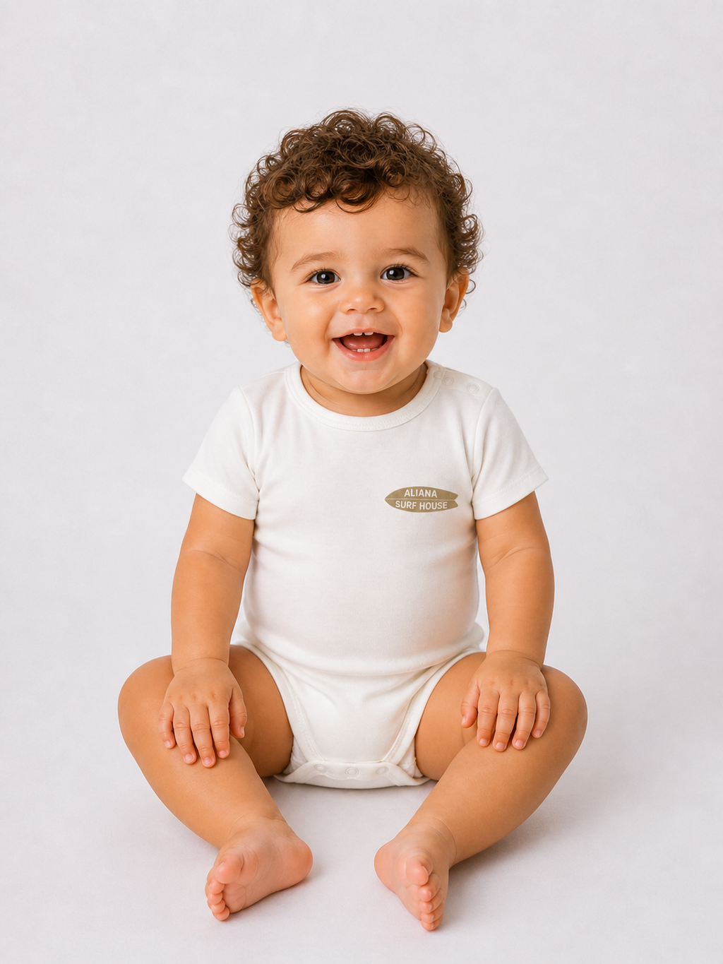 Little Surfers 3'lü Organik Pamuk Bebek Body Seti