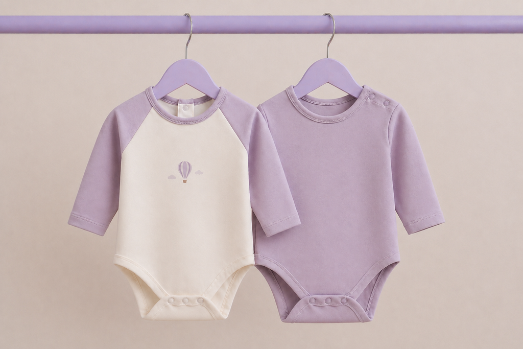 Travel Tots 2'li Organik Pamuk Bebek Body Seti