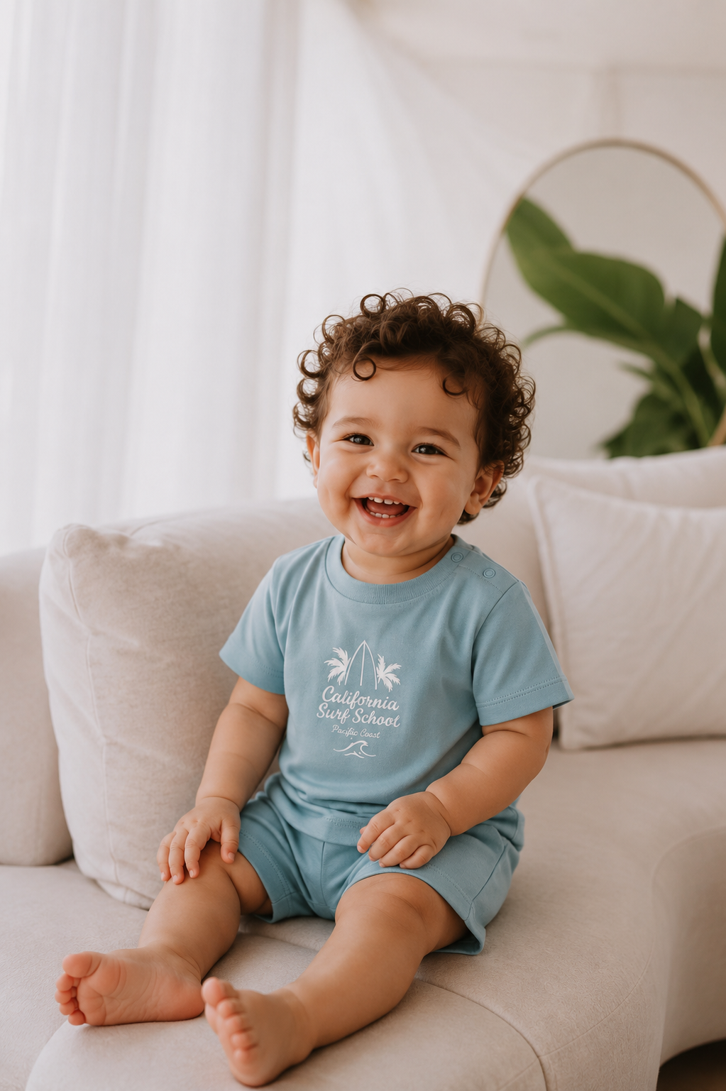Palm Breeze %100 Organik Pamuk Set