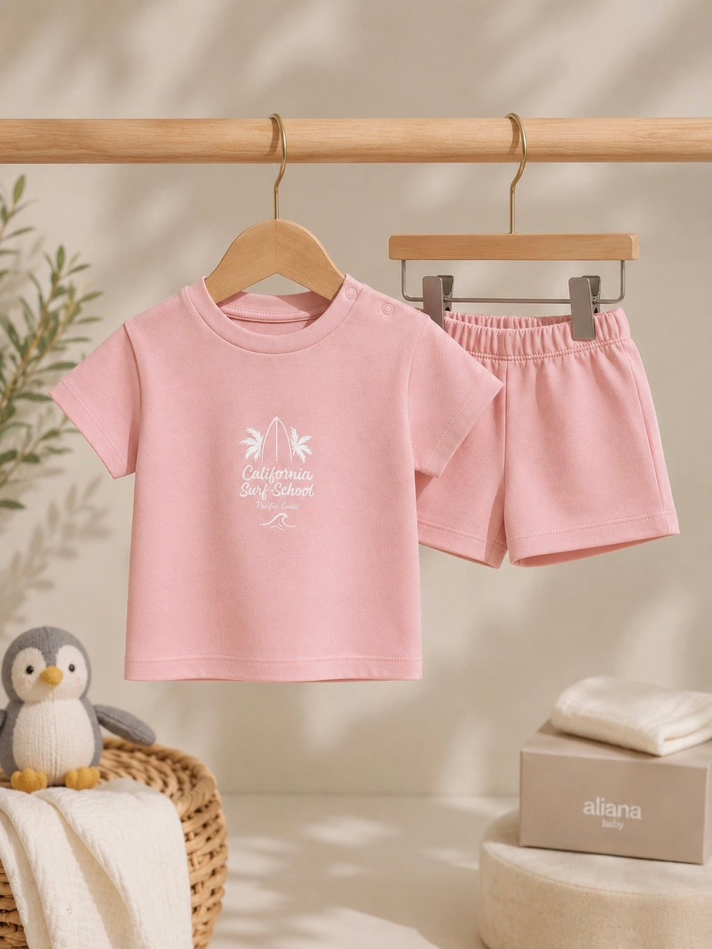 Palm Breeze %100 Organik Pamuk Set