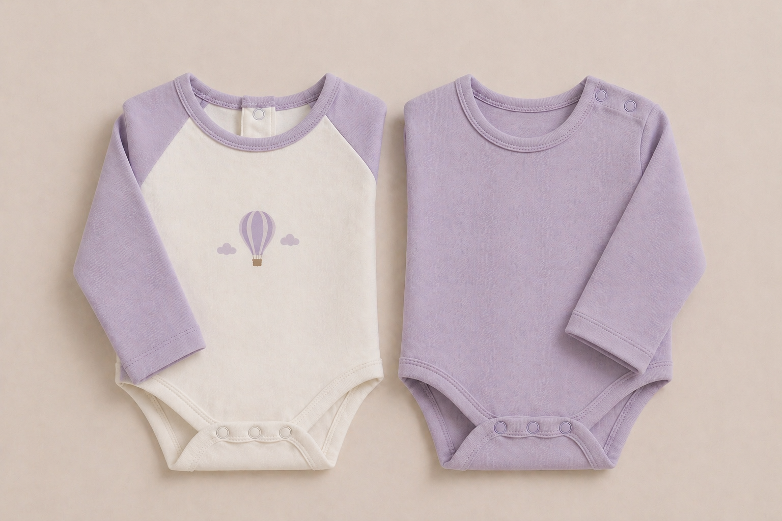 Travel Tots 2'li Organik Pamuk Bebek Body Seti