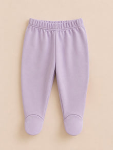 Cloud Steps Soft Lilac organik pamuk bebek giyim