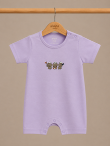 Captain's Crew Soft Lilac organik pamuk bebek giyim